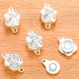 3 Set rose Magnet Connected Clasps Pendant DIY Magnetic Buckle For Jewelry Necklace Bracelet Handmade jewelry accessories W292