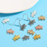 30Pcs 5 Colors lotus connector charm For Bracelets Necklaces earrings Pendant Diy Handmade Jewelry Making 16*12mm G127