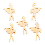 20pcs 5 colors Dancing girl Charms For Necklace Bracelet Keychain pendant DIY Jewelry Making 22*15mm I135