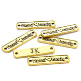 20pcs Antique Silver color letter Hand made Charms For Necklace Bracelet Jewelry Making 25*6mm S252