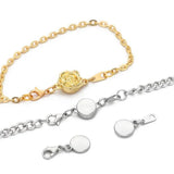 3 Set rose Magnet Connected Clasps Pendant DIY Magnetic Buckle For Jewelry Necklace Bracelet Handmade jewelry accessories W292
