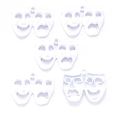 5pcs 4 colors Masks Charm For Necklace Bracelet necklace Pendant DIY Jewelry Making Accessories 22*29mm I1135