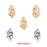 5pcs 2 colour Heart shaped Cross Charms Halloween Charms DIY Handmade Necklace Bracelet Earrings Jewelry Accessories W273