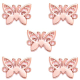 30pcs 6 Color Double hole butterfly Charms For Bracelets Necklace Pendant DIY Handmade Jewelry Making accessories 15*11mm D2126