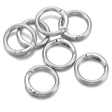 20/25/30/35/41mm Multi-colors Mixed Spray painting Alloy Keychain DIY Jewelry Making Findings V161