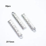 4-25pcs New Product Antique silver color learning tools Charms Pendant Jewelry Metal Alloy Jewelry Marking  U054