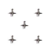 50Pcs Alloy Four-Pointed Star Charms for Jewelry Making DIY Necklaces Bracelets Earrings Keychains and Other Accessories L352