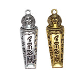 3pcs 49x15mm 3 Colors Antique Bronze Color Antique Silver Color Antique Gold Color Egyptian Pharaoh Charms