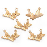 20pcs 7 Colors Double hole butterfly Charms For Bracelets Necklace Pendant DIY Handmade Jewelry Making accessories 18*26mm D2144