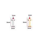 2pcs Stainless Steel Initial Alphabet DIY Jewelry Charms Wholesale A-Z Letter Necklace Making Pendant Never Fade S128