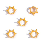 50Pcs 8 Colors Alloy Crown Design Accessories 23 * 23 * 8Mm DIY Necklace Bracelet Jewelry Production Materials Wholesale N239