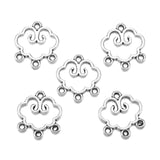 20Pcs 5 Colors Alloy cloud charm For Bracelets Necklaces Pendant Diy Handmade Jewelry Making 15*14mm G122