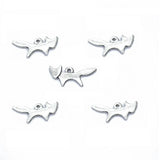 40pcs 4 colors fox Charms For Necklace Bracelet Keychain pendant DIY Jewelry Making 10*20mm D972