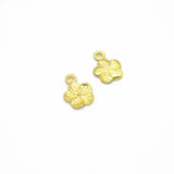 30pcs Alloy Charms Antique Silver color flower Pendants Jewelry Findings For DIY Handmade Jewelry Making 15*11mm Q133