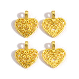 25pcs 5 Color Antique Silver color Heart Charms Pendant For Jewelry Making Diy Bracelet Necklace 18*14mm A83