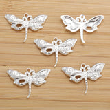 10pcs 6 Colors dragonfly Charms For Earrings Bracelets Necklace Pendant DIY Handmade Jewelry Making accessories 20*28mm D2147