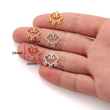 20Pcs 5 Colors Alloy cloud charm For Bracelets Necklaces Pendant Diy Handmade Jewelry Making 15*14mm G122