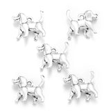 10pcs 6 Colors Small Dog Charms For Bracelets Necklace Pendant DIY Handmade Jewelry Making accessories 14*16mm D9348