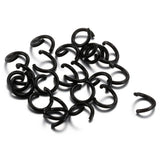 100pcs Multi-colors Mixed Open Rings DIY Multifunction Jewelry Making Findings 1.2X8mm V164