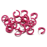 100pcs Multi-colors Mixed Open Rings DIY Multifunction Jewelry Making Findings 1.2X8mm V164