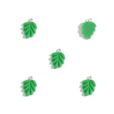 10pcs Resin Leaf Charms Maple Leaf Ginkgo Leaf Pendants Jewelry Making Materials Keychain Charms Earrings Necklace Accessories