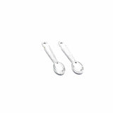 30pcs Metal Charms Antique Silver color Spoon Fork Charms Pendant For Jewelry Findings DIY Crafts 24*6mm J203