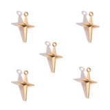 50Pcs Alloy Four-Pointed Star Charms for Jewelry Making DIY Necklaces Bracelets Earrings Keychains and Other Accessories L352