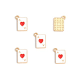 20pcs Creative black/white Ace Poker Charms for Necklaces Earrings Bracelets Pendants DIY Jewelry Making Accessories Handmade