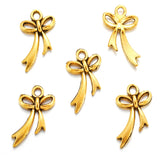 30pcs 7 colors Bow Charms Pendants for Bracelet Necklace DIY Jewelry Making Finding Accessories 20*11mm N127