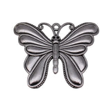 1pcs 68x56mm 2 Colors Antique Bronze Color Antique Silver Color Butterfly Charms For DIY Jewelry Making