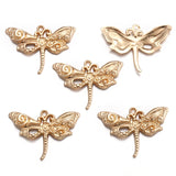 10pcs 6 Colors dragonfly Charms For Earrings Bracelets Necklace Pendant DIY Handmade Jewelry Making accessories 20*28mm D2147