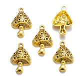 10pcs 5 colors Food Mushroom Charm fit for Necklace Key Chain Pendant DIY Jewelry 26*18mm K11