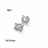 4-25pcs New Product Antique silver color learning tools Charms Pendant Jewelry Metal Alloy Jewelry Marking  U054