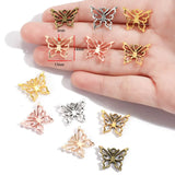 20pcs 6 Colors butterfly Charms For Bracelets Necklace Pendant DIY Handmade Jewelry Making accessories 17*14mm D2154