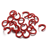 100pcs Multi-colors Mixed Open Rings DIY Multifunction Jewelry Making Findings 1.2X8mm V164