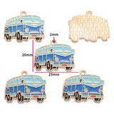 10pcs Vintage Enamel Cup Phonograph Bicycle Charms For Jewelry Making Handmade DIY Necklaces Pendants Bracelets Accessories W404