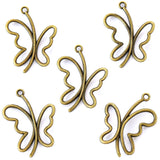 20pcs 6 Colors butterfly Charms For Bracelets Necklace Pendant DIY Handmade Jewelry Making accessories 20*19mm D2139
