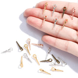50pcs Screw-Style Alloy Charms 16*5mm Earrings Bracelets Bag Charms for DIY Handmade Jewelry Making Accessories J522
