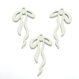 5 pcs High quality Spray paint Bow Charm Woman Earring Necklace Alloy Charms for Jewelry Making W279