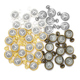 10 pcs Enamel charms antique bronze metal watch pendants fit diy necklace bracelet charms for Jewelry making W80
