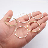 10pcs 43x43mm 5 Colors Embossed Hollowed-Out Geometric Circle Charms For DIY Jewelry Making