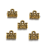 30 pcs 7 color Zinc Alloy Bead DIY big hole metal connector Beads Fits Charm Bracelets Necklaces Pendants making 4*7mm R229