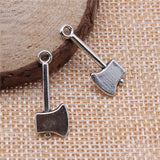 10pcs 24x9mm 2 Colors Antique Bronze Color Antique Silver Color Ax Charms Tool Charms For DIY Jewelry Making