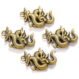 5pcs 5 Color Dragon Charm for Necklace Keyring jewelry Pendant  DIY Handmade Crafts accessories 30*21mm D815