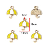 10PCS Alloy Drip-Style Hot Air Balloon Pendants DIY Necklace Earrings Jewelry Accessories Keychains Bag Charms Jewelry Making