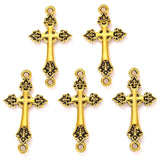 10pcs 6 Color cross Charm for Key Chain Bracelet Necklace earring Pendant  DIY Handmade Jewelry Accessories 16*31mm T108