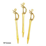 Ancient gold 10PCS 16 Styles Mixed Alloy Charms Knight Sword Knife Gun Bow Weapons Pendant For DIY Handmade Jewelry Material