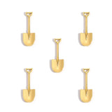 10Pcs Alloy Shovel-Shaped Charms 44*15mm Jewelry Making Supplies DIY Keychain Necklace Earrings Accessories Pendants J514