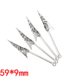 11-20pcs Mixed Styles Antique Knight Sword Anime weapon Charm for Jewelry Making DIY Handmade Weapons Personality Necklace U088