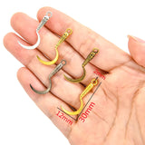 20PCS 5 Colors Zinc alloy sickle Charms For DIY Earrings Bracelet Necklace Handmade Jewelry Accessories Making M90